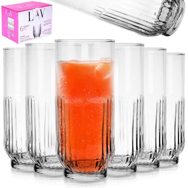 Lasiset juomalasit 380 ml 6 kpl