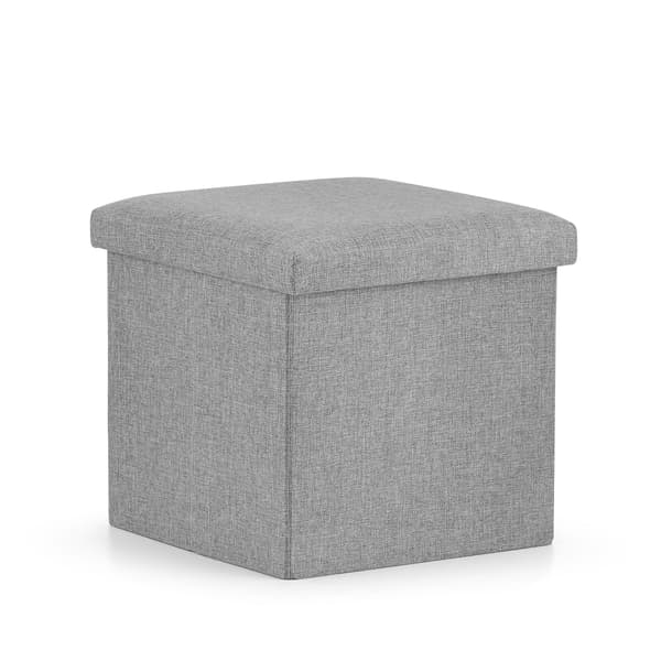 Foldbar puf M - 30x30x30cm grå x 16