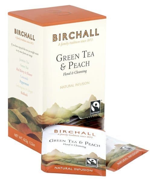 Te Tepåsar Grönt te & Persika -25 Birchall