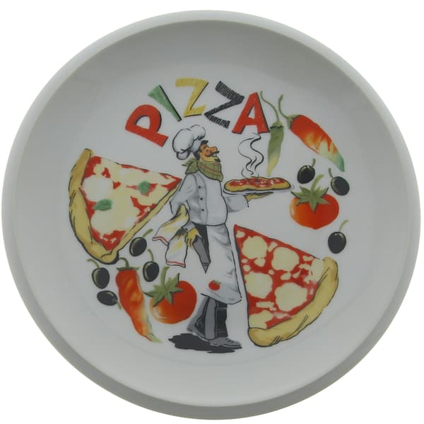 PIZZATALLRIK I PORSLIN 20,5 CM