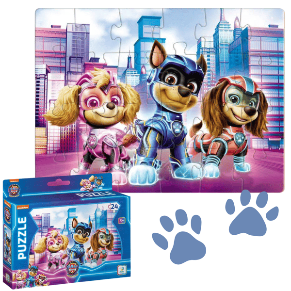 Paw Patrol med vänner pussel 24 bitar för barn