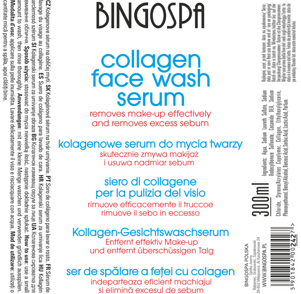 BINGOSPA Kollagen ansigtsrensende serum