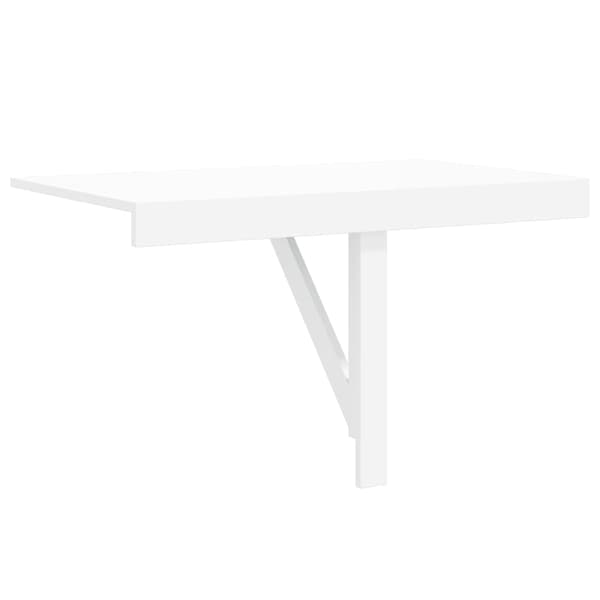 vidaXL Hopfällbart väggbord vitt 100 x 60 cm