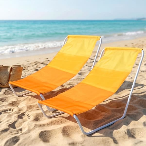 Strandbädd fällbar 2 stycken