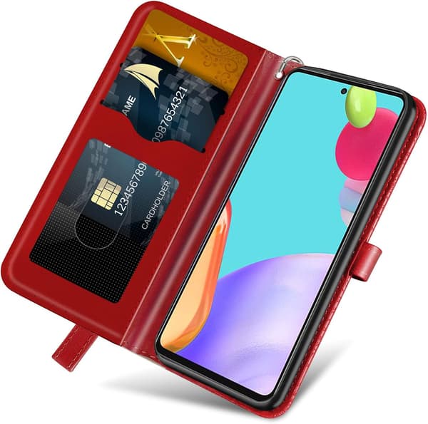 LUKKET ETUI TIL SAMSUNG GALAXY A73 5G RØD