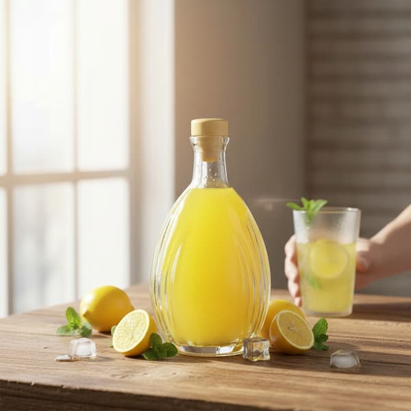 ASTERIA Pullo 500ml Korkilla Lasipullot Alkoholilikööreille Lahja