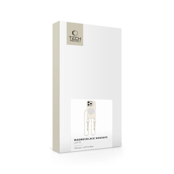 TECH-PROTECT MAGNÆSKE MAGSAFE IPHONE 16 PRO MAX COSMIC LATTE