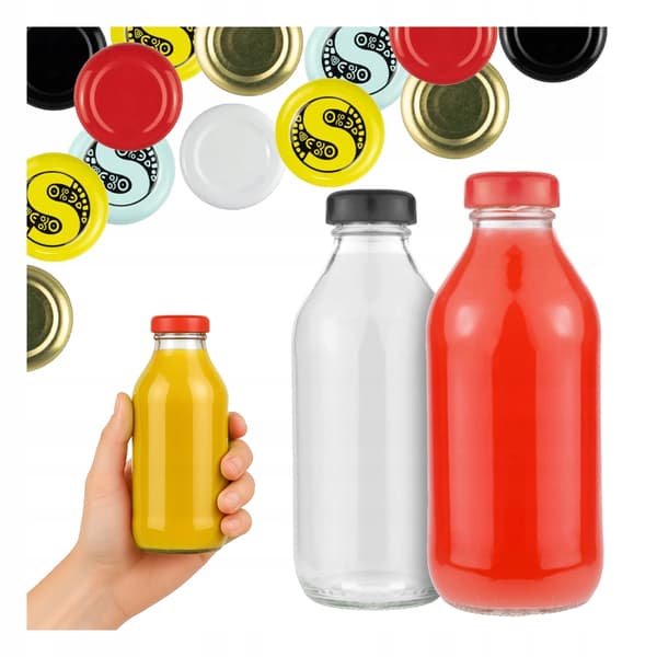 Juiceflaska, juicesirap, juiceflaskor 330ml + lock fi33