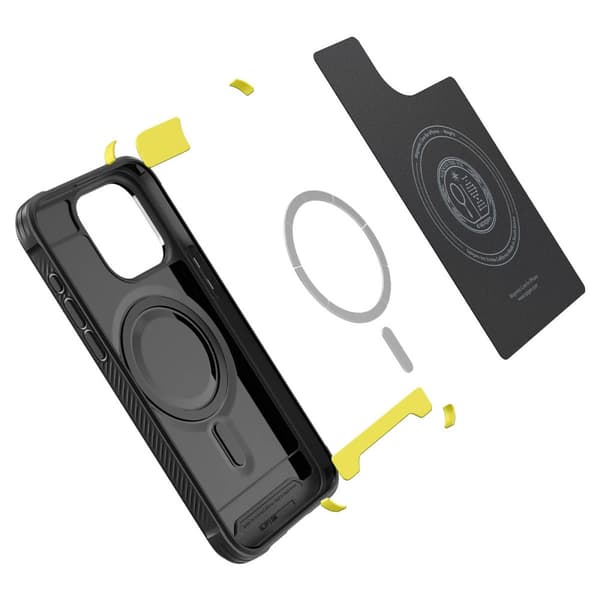 SPIGEN RUGGED ARMOR MAGSAFE IPHONE 15 PRO MAX MATTSVART