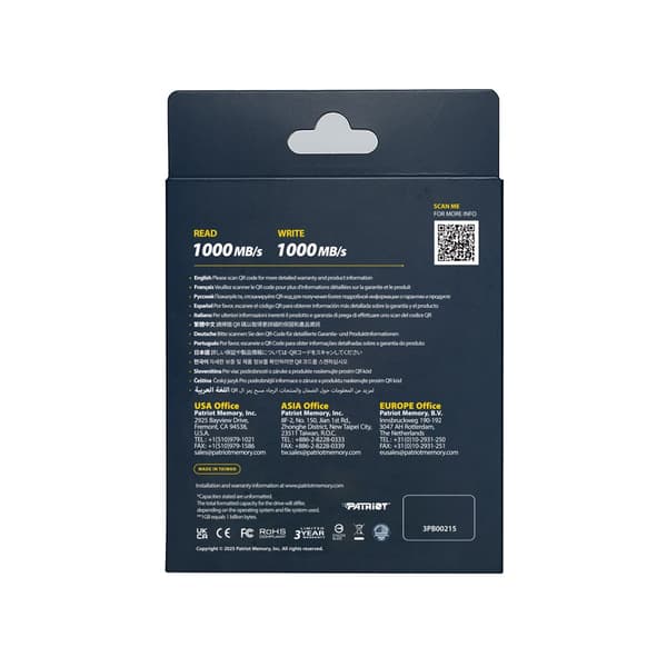 Patriot Transporter LT 2TB USB 3.2 Typ-C SSD 1000M