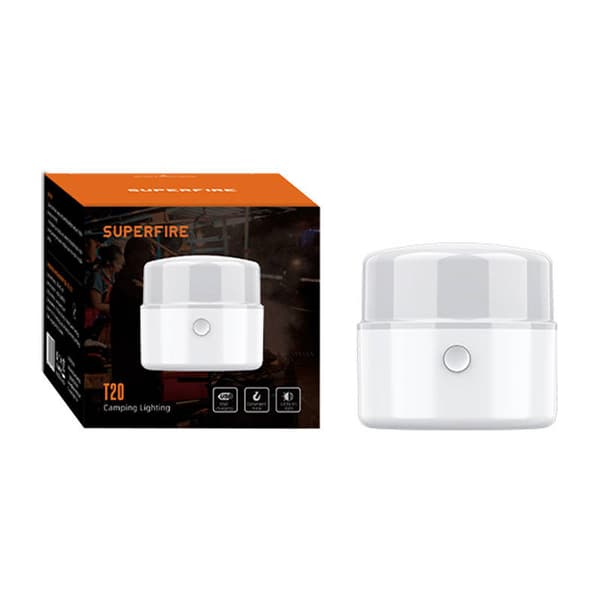 Superfire T20 campinglampa, 180 lm, USB