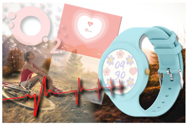 GRAVITY GT14-4 DAME SMARTWATCH - BLUETOOTH-OPKALD, TILPASSEDE URSKIFTER (sg026d)