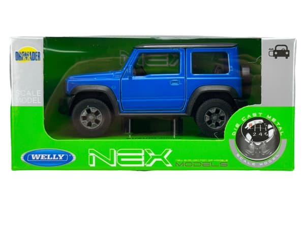 WELLY SUZUKI JIMNY BLÅ 1:34 43810