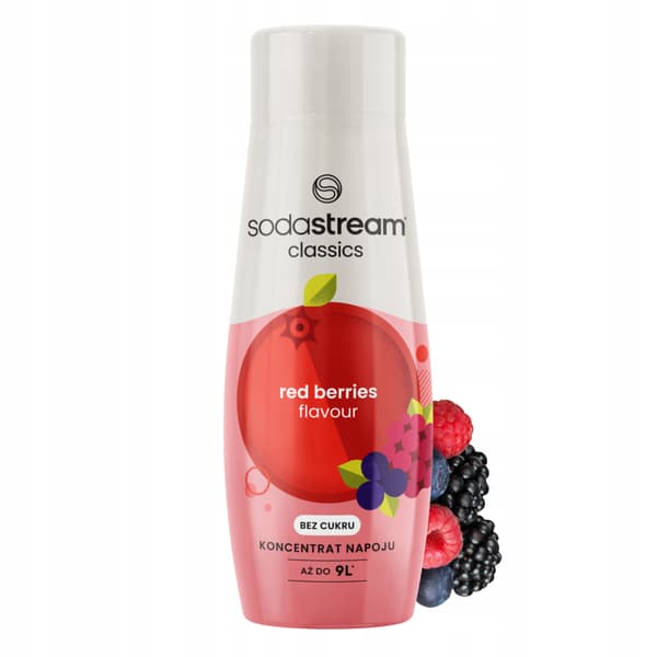 Sodastream-sirupper 2x Iste Citron + Røde Bær + Lemonade