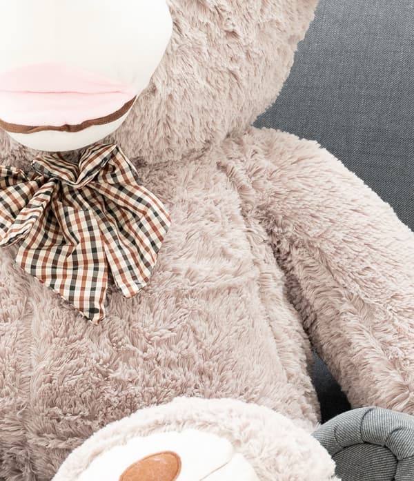 Teddy Amigo 140cm - grå