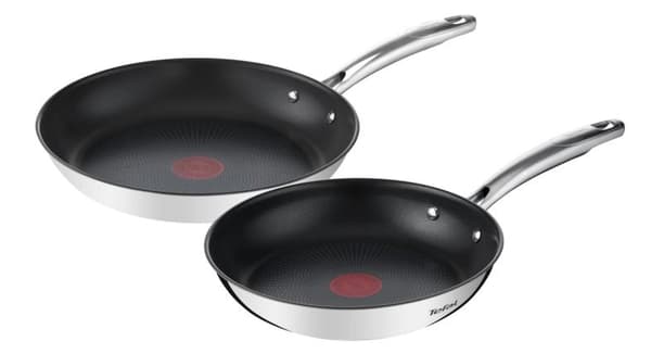 TEFAL G732S234 Sæt af stegepander Sølv-sorte