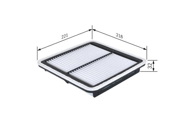 LUFTFILTER F026400206 BOSCH