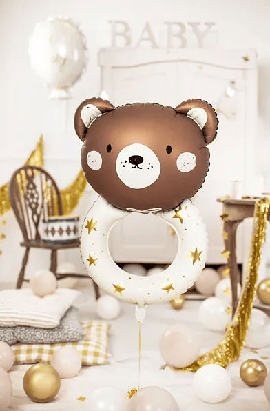 Rangle Folieballon Bjørn Babyshower 61x88cm