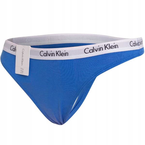 CALVIN KLEIN DAMBLÅ STRINGTROSOR MED LOGOTYP S 0Z4A5_C* TIA