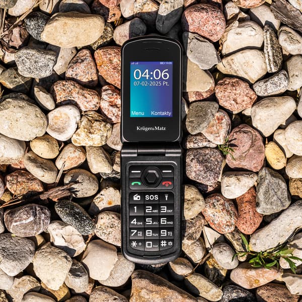 Puhelin Kruger&Matz IRON 5 Flip 4G Bluetooth Dual SIM