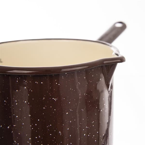 Kasserolle emaljeret brun 12 cm, 1,2 l
