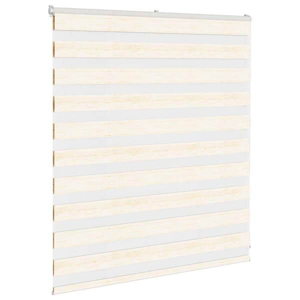 vidaXL Zebrarullgardin, 135x100 cm, Tygbredd 130,9 cm, Polyester