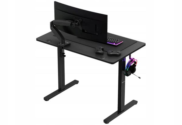 Huzaro Hero 7.9 elektrisk skrivebord, sort