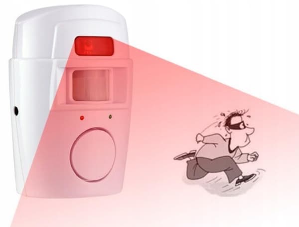 LAGERALARM MED RÖRELSESENSOR + 2 TRÅDLÖSA FJÄRRKONTROLLER