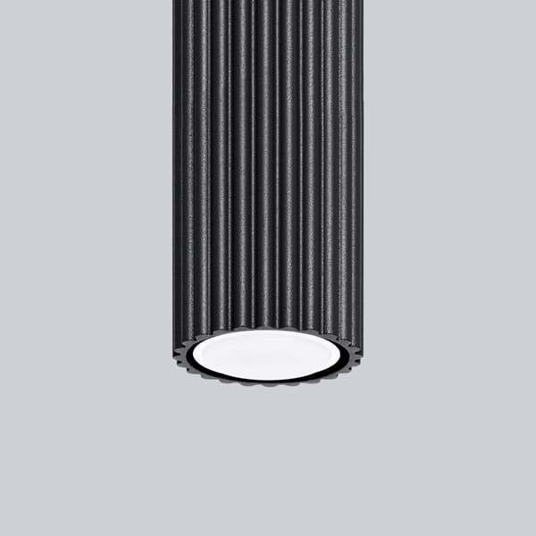 DOWNLIGHT CARBON 1 GU10 SORT ALU SOLLUX SL.1572