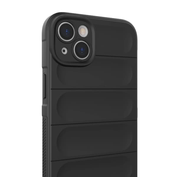 Magic Shield-cover til iPhone 14 Plus fleksibelt pansret cover, sort