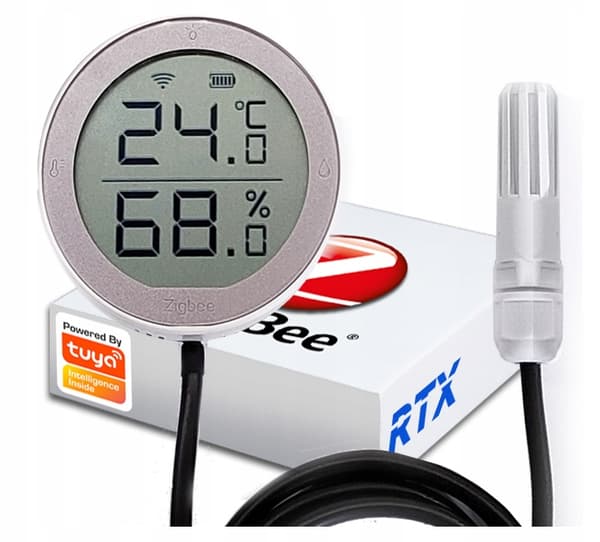 Ulkoinen anturi lämpötila-kosteus LCD ZigBee TUYA -25 +99°C