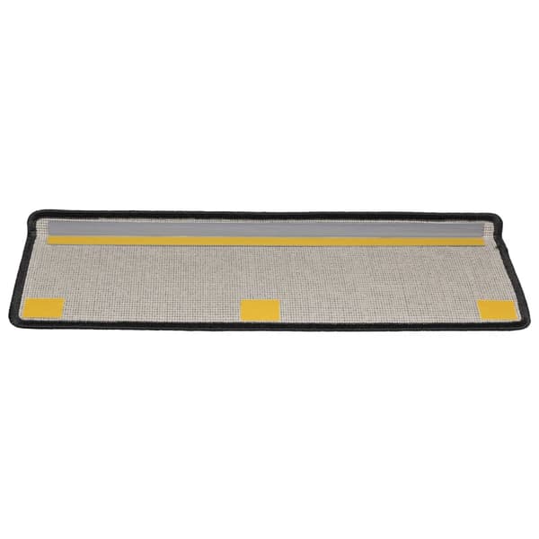 vidaXL Trappmattor 15 st 65x21x4 cm antracit rektangulära kanter
