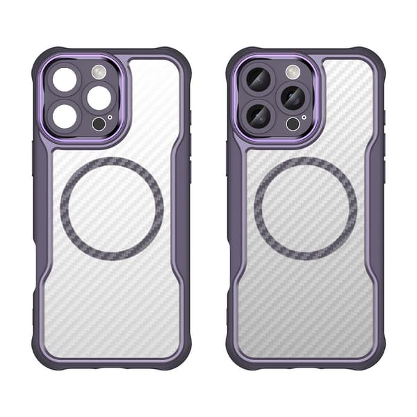 Leading Series MagSafe Silikone Etui til iPhone 16 Pro Max - Lilla