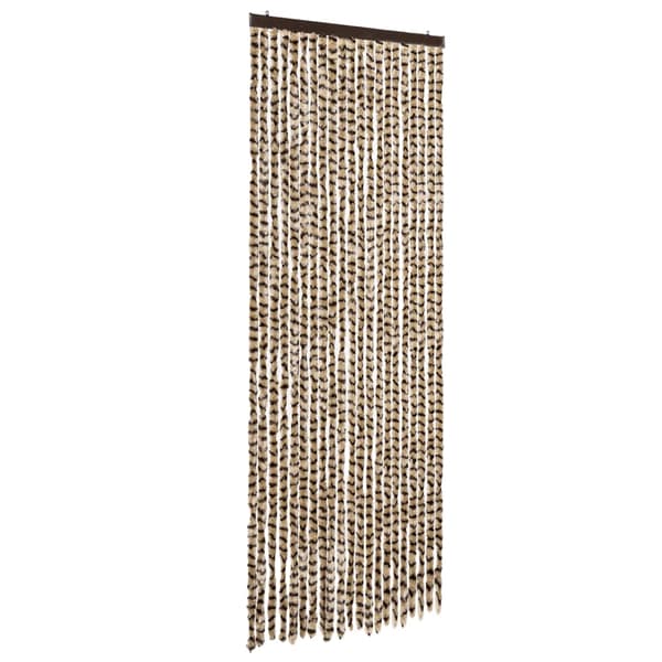 vidaXL Flugnät Beige Brun 90x200 cm Chenille