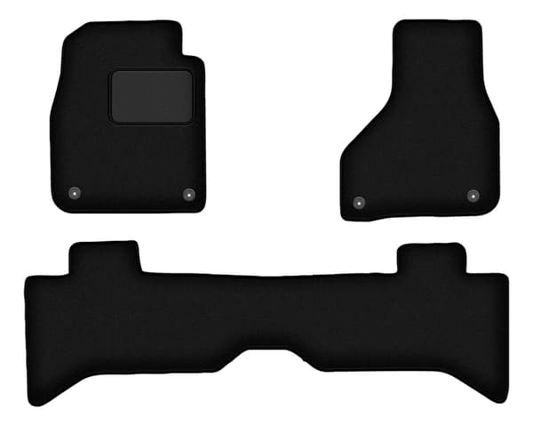 Velourmattor set för: Dodge RAM kort DJ (2009-2019)