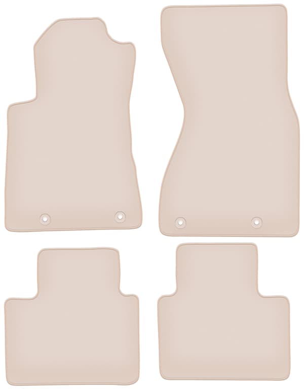 Premium beige bilmåtter til Audi A8 D2 sedan 1994-2002