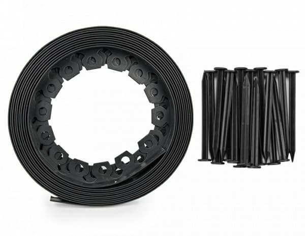 NURMIKORENAUSSETTI 40 MM HELPPO REUNUS MUSTA