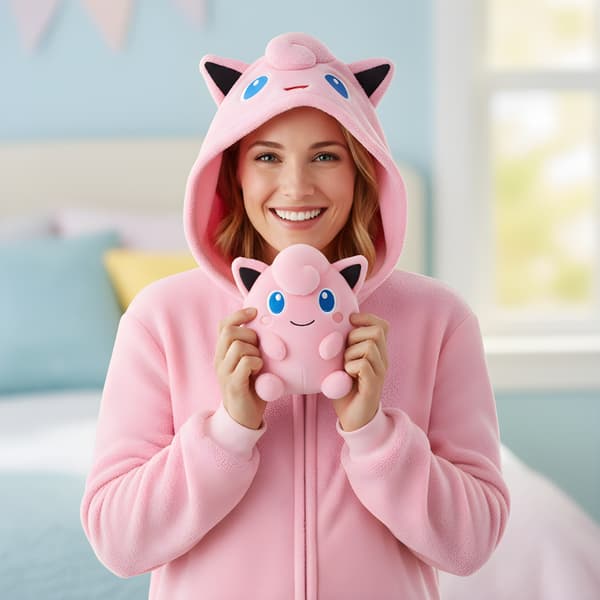 Pokémon Jigglypuff kigurumi-pyjamas, storlek 145-155 cm