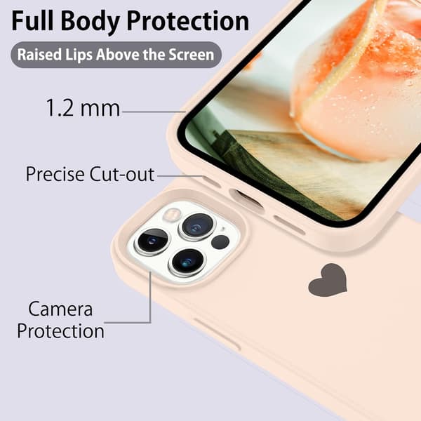 SKAL TILL IPHONE 12 PRO MAX 6,7' KLART SILIKON STARK