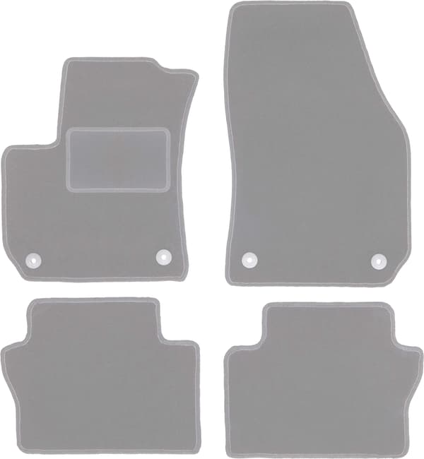 Grå bilmattor för Opel Zafira B minivan (2005-2014)