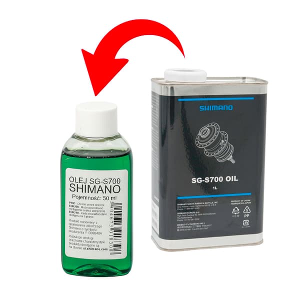 Shimano Alfine SG-S700 Multi-Speed Navolja, Grön, 50 ml