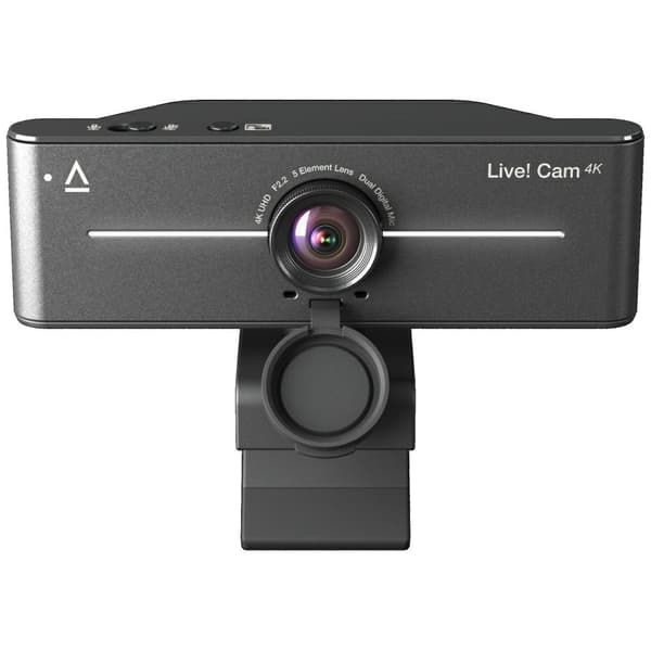 Kreativ 4K UHD svart webbkamera