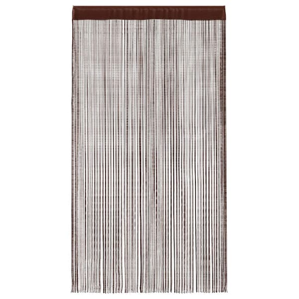 vidaXL Snörgardiner, 2-pack, 140 x 250 cm, brun