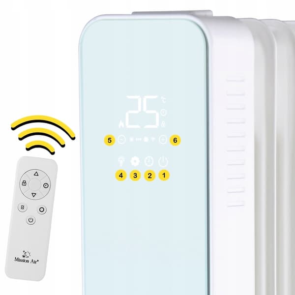 OSLO 1500W Hvid WiFi Olieradiator