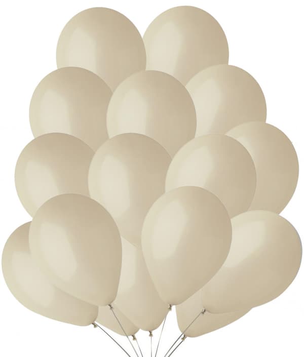 Ilmapallot G120 pastelli 13 - latte 84/ 25 kpl.