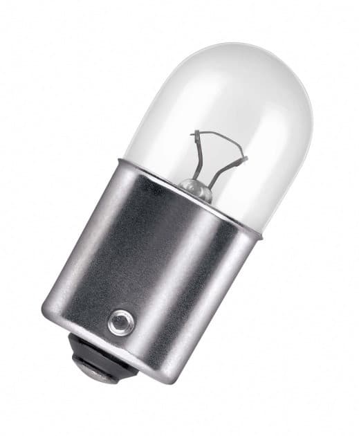 OSRAM glödlampa 12V 5W BA15S R5W vitt glas