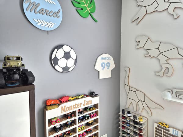 Väggdekoration i MDF-fotboll MK2
