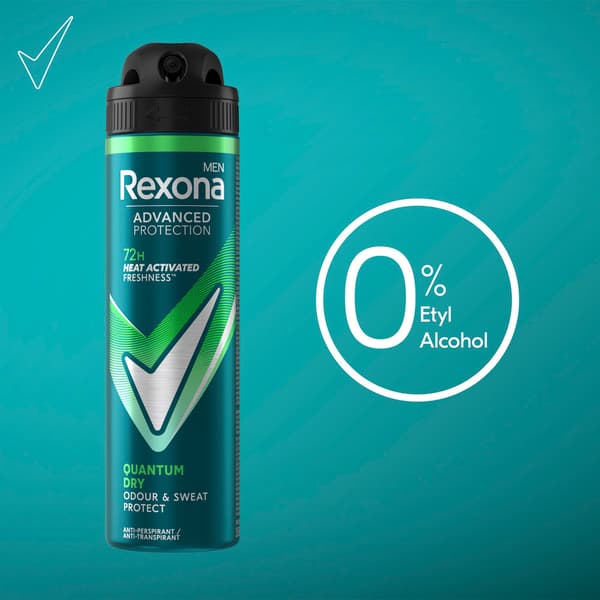Rexona Men Spray Quantum Dry 150ml