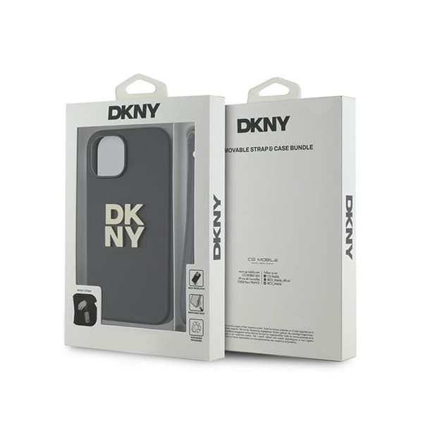 DKNY håndledsrem Stock Logo - iPhone 15 Plus cover (sort)