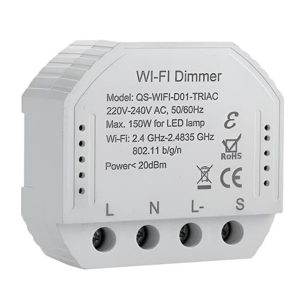 Smart dæmper til stikkontakt med WiFi
